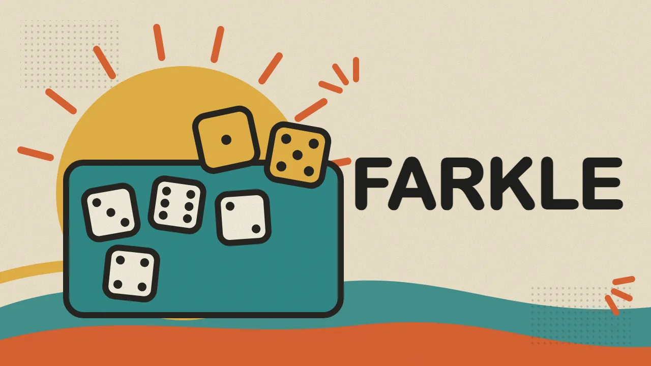 Farkle game illustration
