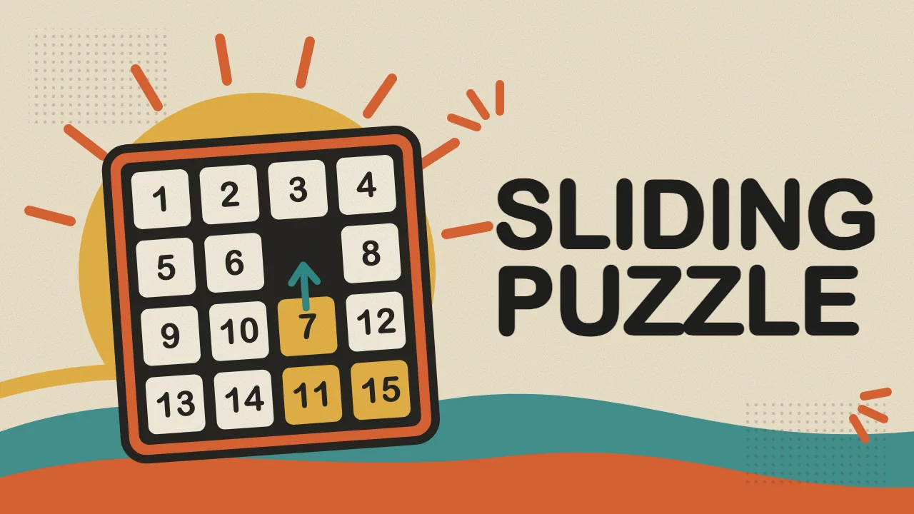 Sliding Puzzle game illustration