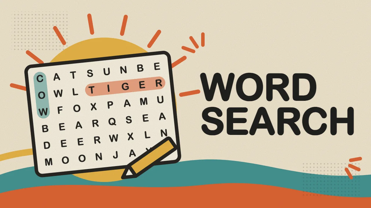 Word Search game illustration